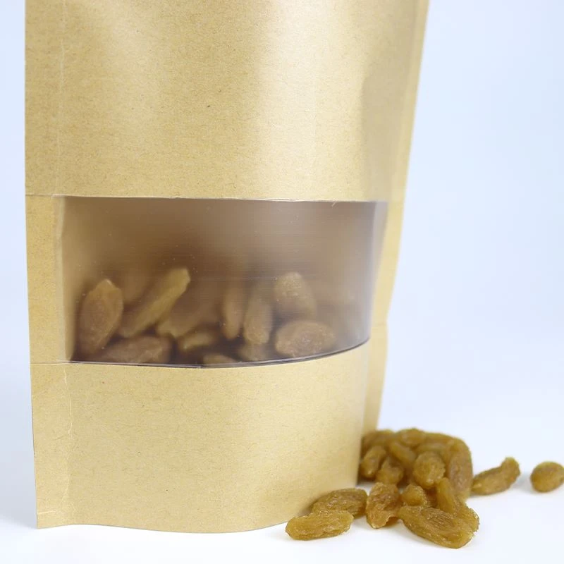 Frosted Kraft Paper Bag With Window